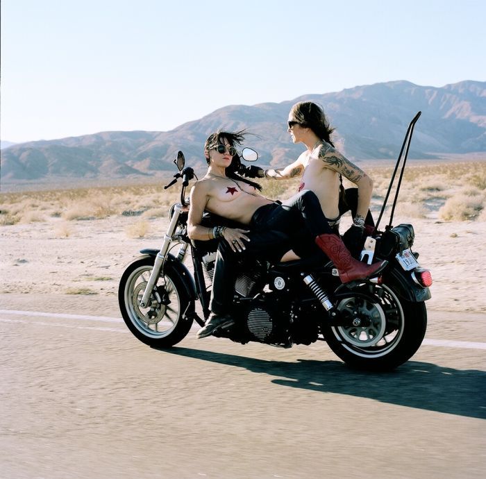 Girls on a motorcycle in Amritsar