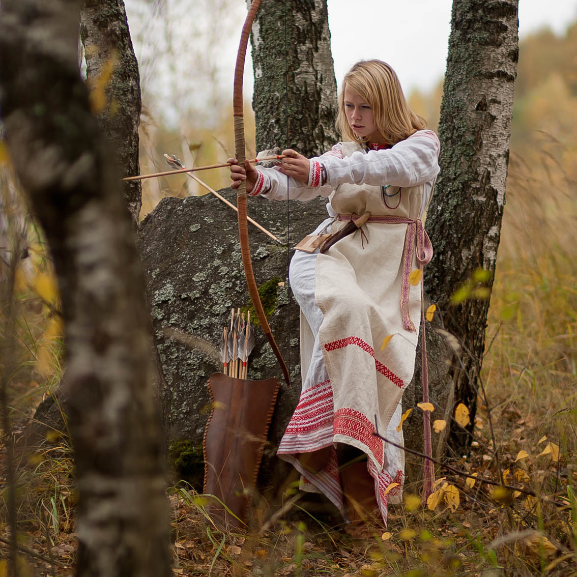Sexy photo Girls in Slavic costumes in Amritsar
